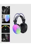 Ergonomik RGB Bluetooth Kulaklık 3D Ses Yeni Nesil-3