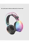 Ergonomik RGB Bluetooth Kulaklık 3D Ses Yeni Nesil-4