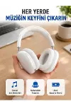 400 mAh Bataryalı Kablosuz Kulaklık | BT 5.0, Müzik & Görüşme Yeni Nesil-1
