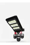Solar Panelli 3 Lens Dış Mekan Güvenlik Kamerası Hareket Algılamalı LED Aydınlatmalı-2