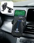 360° Döner Araç Telefon Tutucu Otomatik Kilit Mekanizmalı Stand-1