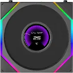 UNI FAN TL LCD FLEX Kablosuz, ARGB ve LCD Ekran - 120 mm, siyah-2