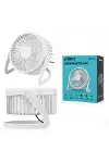 USB Şarjlı Masaüstü Fan 14.5x14.1 cm PVC Gövde-2
