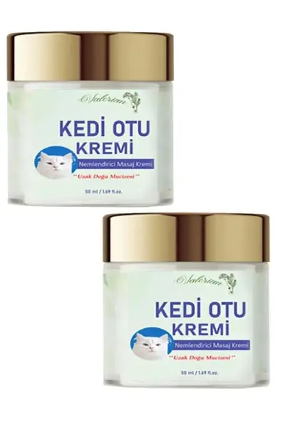 Kedi Otu  Rahatlatıcı Masaj Bakım Kremi 50ml 2 Adet