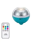 Çok Renkli LED Yıldız Projektör Gece Lambası Bluetooth Müzik Çalar ve Kumandalı Kontrol-4