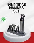 Şarjlı 9’u 1 Arada Çok Amaçlı Erkek Bakım Seti Yıkanabilir Başlıklar-1