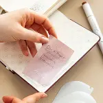 Charmlı Süresiz Haftalık Planlayıcı Cep Ajanda 9x17 cm Kedili Pul-2
