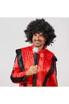 Siyah Renk Kıvırcık Afro Bonus Peruk-3