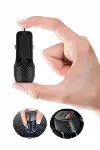 Hızlı Oto Şarj Cihazı 38W Çift Girişli HIzlı Şarj Oto Çakmaklık Type-C-3