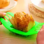 Kare Dizayn Pratik Kolay Patates Dilimeme Aleti Aparatı Bıçağı-3