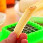 Kare Dizayn Pratik Kolay Patates Dilimeme Aleti Aparatı Bıçağı-4