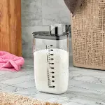 Hava Geçirmez Vakumlu Deterjan Saklama Kabı - Kendinden Ölçekli Vakum Kapaklı Deterjanlık 2100 ml-3
