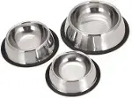Paslanmaz Çelik Kedi ve Köpek Mama Kabı - Kaymaz Tabanlı, Dayanıklı Besleme Tası (16 Cm)-3