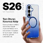 Samsung Galaxy S26 Plus için Prestige Serisi Magsafe ile Uyumlu Yükseltilmiş Lens Çerçeveli Ultra Gü-2