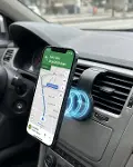 Araç İçi Manyetik Telefon Tutucu Alüminyum Gövdeli Navigasyon Standı-1