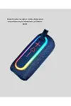 Taşınabilir Mini Bluetooth Hoparlör Güçlü Ses ve Şık Kırmızı Tasarım-4