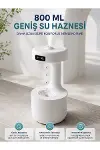 Ters Akan Su Damlası Nemlendirici 800 ml Sessiz Ultrasonik Oda Nemlendirici-1