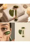 Yeşim Taşı Yüz Bakım Seti Çift Başlıklı Roller ve Gua Sha-1