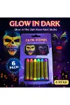 Fosforlu Glow Parti Boyası 6’lı – Karanlıkta Parlayan Yüz Boyası-1