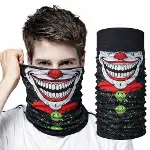 Joker Yüz Baskılı Baf Bandana - Çok Amaçlı Boyunluk Bandana 2 No-1