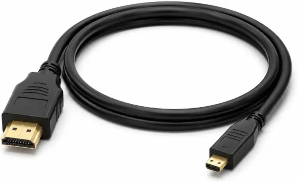 PrimeX PX-1121 Micro HDMI to HDMI Kablo, 1.5 Metre 1080P Full HD Hdmi Görüntü ve Ses Aktarım Kablosu