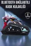 Kask Kulaklık Bluetooth Motosiklet Kulaklık Intercom Su Geçirmez-2