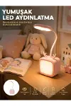 Kablosuz LED Masa ve Gece Lambası Dekoratif Şarjlı Tasarım-1