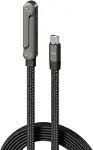 Standlı Type-C To Type-C Şarj Kablosu 150 cm 240W Örgülü Hızlı Şarj & Data Kablosu Telefon Tablet Tu-3