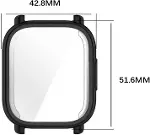 XIAOMI Redmi Watch 5 Lite ile Uyumlu Tam Kapatan Çerceve Önü Kapalı Tasarım Silikon Kılıf Çerçeve Da-3
