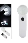 15x Çok Fonksiyonlu 2 Led Işıklı Taşınabilir El Büyüteç-1