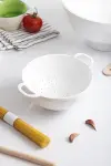 Akrilik Beyaz Mini Pirinç Süzgeçi & Bakliyat Süzgeçi (3 Su Bardağı Ölçülü)-3