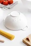Akrilik Beyaz Mini Pirinç Süzgeçi & Bakliyat Süzgeçi (3 Su Bardağı Ölçülü)-4
