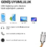 Klasse Type-C - 3.5 CX31993 MAX97220 Çip HiFi DAC Ses Kartı Kulaklık Kablosu (USB başlık)-3