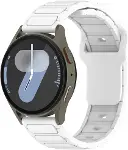 Huawei GT2 46mm ile Uyumlu CNS KRD-132 22mm Silikon Kordon Strap Kayış - Beyaz-4
