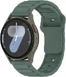 Huawei GT2 46mm ile Uyumlu CNS KRD-132 22mm Silikon Kordon Strap Kayış - Beyaz-8