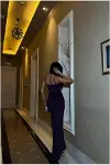 Kadın Modern Tasarım Kalp Yaka Taş Detaylı Askılı Abiye Elbise-7