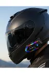 Motosiklet Kaskı İçin Bluetooth Intercom Kulaklık Uzun Pil Ömrü-1