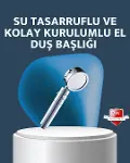 Yüksek Basınçlı 3 Fonksiyonlu Duş Başlığı-1