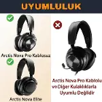 SteelSeries Arctis Nova Pro Wireless (Nova Pro Kablolu ile Uyumsuzdur!) & Nova Elite ile Uyumlu Soğu-2