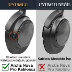 SteelSeries Arctis Nova Pro Wireless (Nova Pro Kablolu ile Uyumsuzdur!) & Nova Elite ile Uyumlu Soğu-3