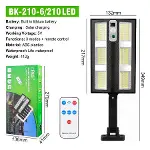 Hareket Sensörlü IP65 Güneş Enerjili LED Spot Kumandalı-2