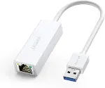 USB 3.0 to RJ45 Gigabit Ethernet Dönüştürücü Adaptör Beyaz-1