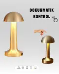 USB Şarjlı Dokunmatik LED Masa Lambası – 3 Renk Modu & Dimmer-4