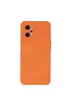 Realme 9i 4G Kılıf Nano içi Kadife Silikon - Turuncu-1