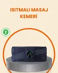 Isıtmalı Masaj Kemeri Dijital Ekranlı Bel Çevresi 100 cm Altı Uyumlu-1