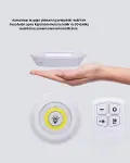 Dekoratif ve Pratik 3’lü Kumandalı Spot LED Aydınlatma-4