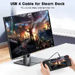 FAST USB 4.0 40Gbps, 240W, 8K60Hz USB4.0 USB-C Kablosu 1 Metre Gri KLV-01 (2)-5