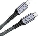 FAST USB 4.0 40Gbps, 240W, 8K60Hz USB4.0 USB-C Kablosu 1 Metre Gri KLV-01 (2)-1