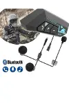 Şarjlı Bluetooth Kask Kulaklığı Navigasyon ve Müzik Destekli-5