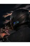Şarjlı Bluetooth Kask Kulaklığı Navigasyon ve Müzik Destekli-1